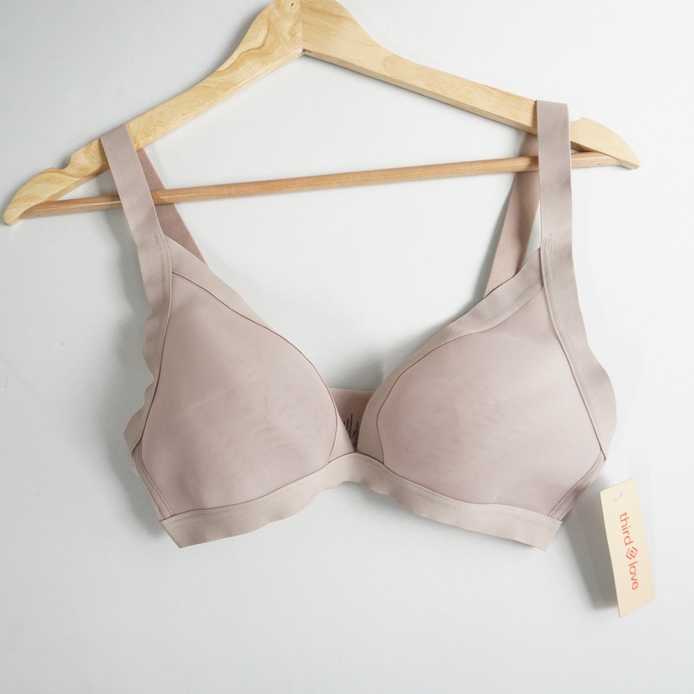 ThirdLove Atmosphere Wireless Spacer‎ Bra Mauve Taupe Size Small S/P New